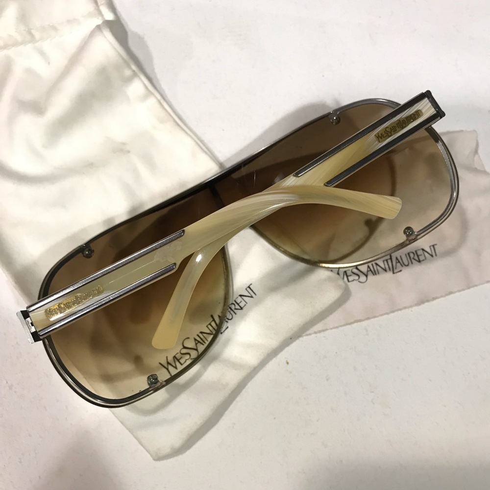 YSL YVES SAINT LAURENT Tinted Aviator Sunglasses - Picture 1 of 8